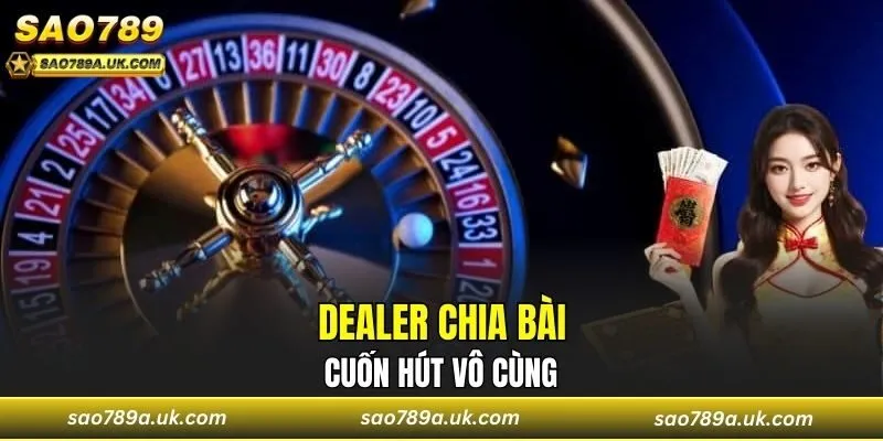 Dealer chia bài cuốn hút vô cùng