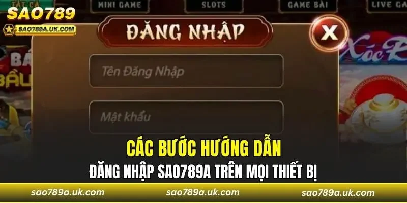 Các bước tham gia login tài khoản trên mọi thiết bị