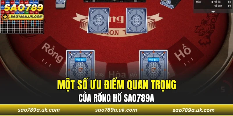 Một số ưu điểm quan trọng của rồng hổ Sao789a