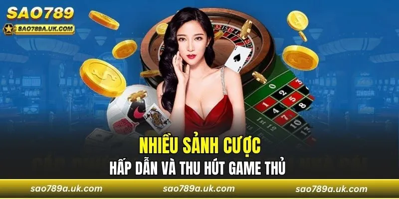 Nhiều sảnh game thu hút đông đảo người tham gia