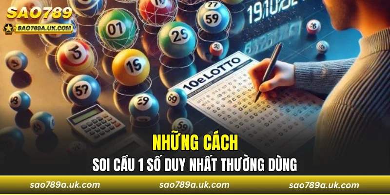 Những cách soi cầu 1 số duy nhất thường dùng