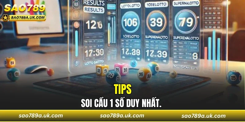 Tips soi cầu 1 số duy nhất.